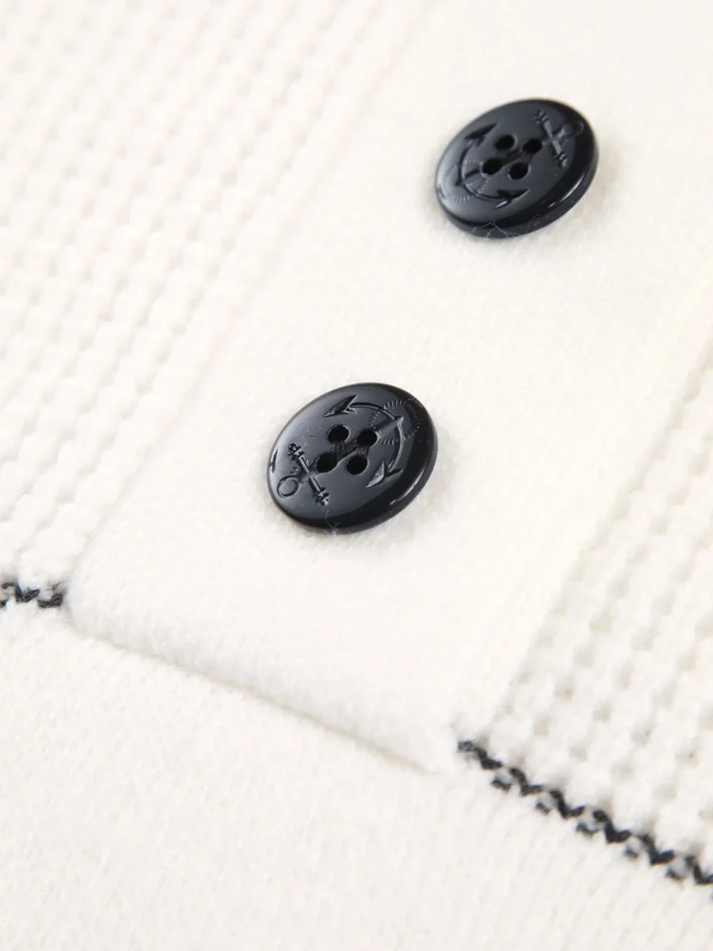 Commense Open Collar Button Up Sweater - Picture 3 of 5